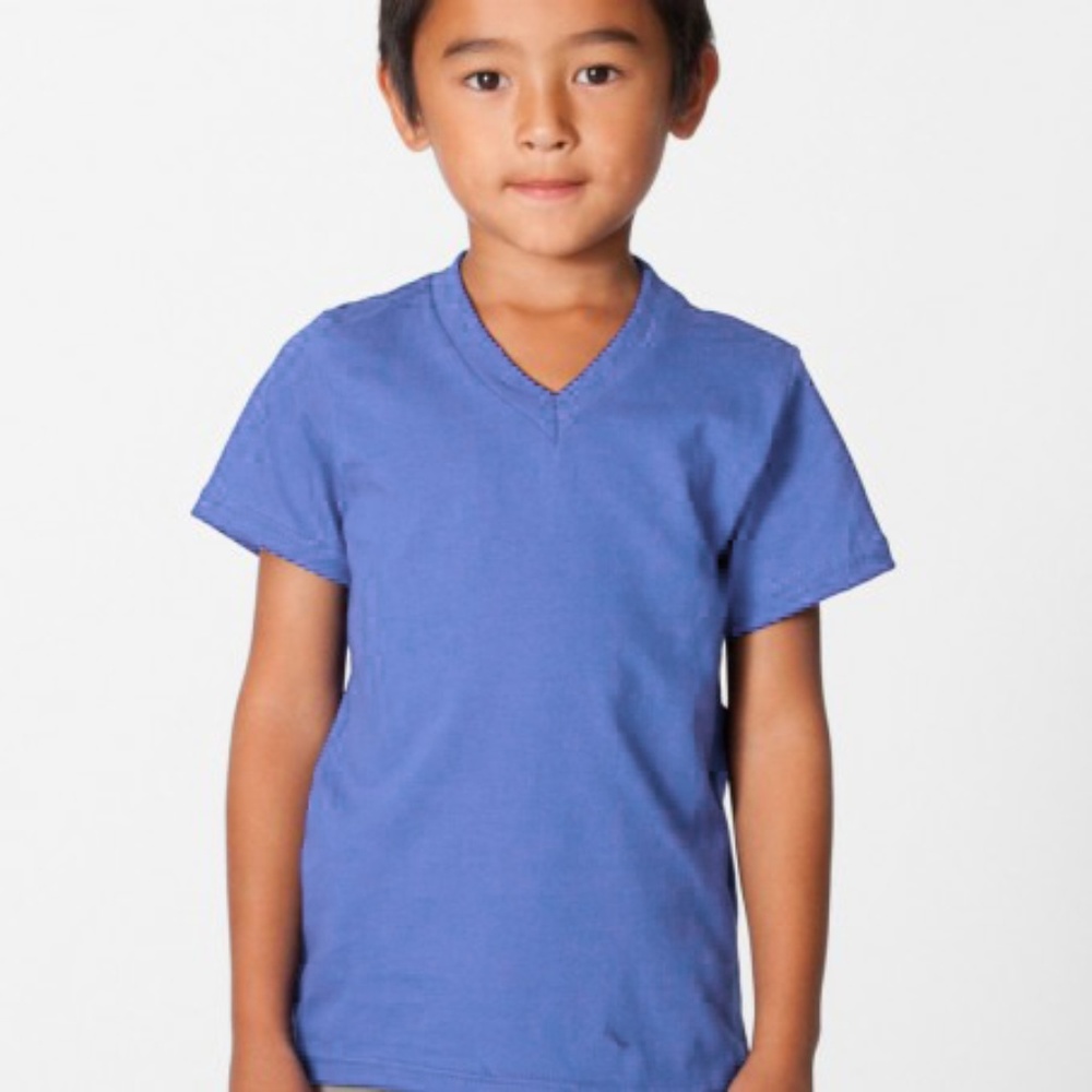 Talbots Pocket Tee in Faded Blue